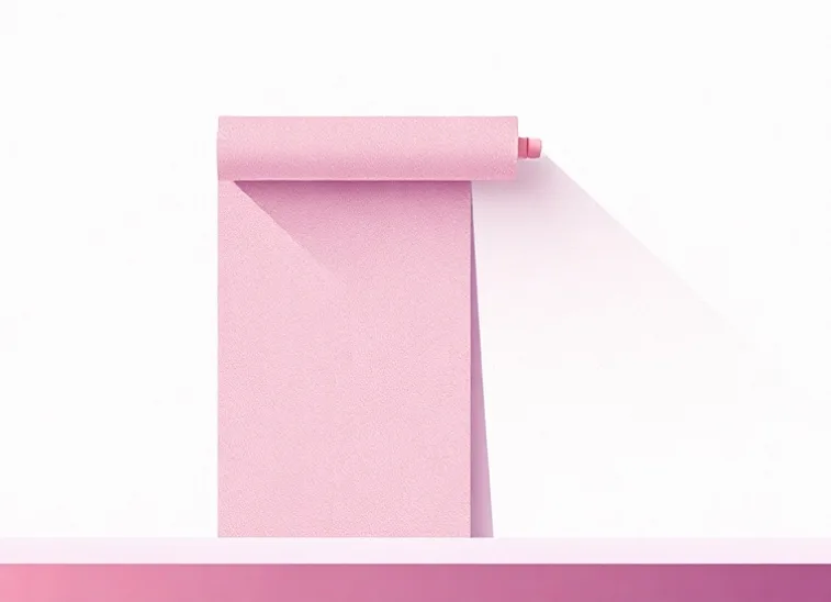 Pose de papier peint, rouleau et brosse à maroufler